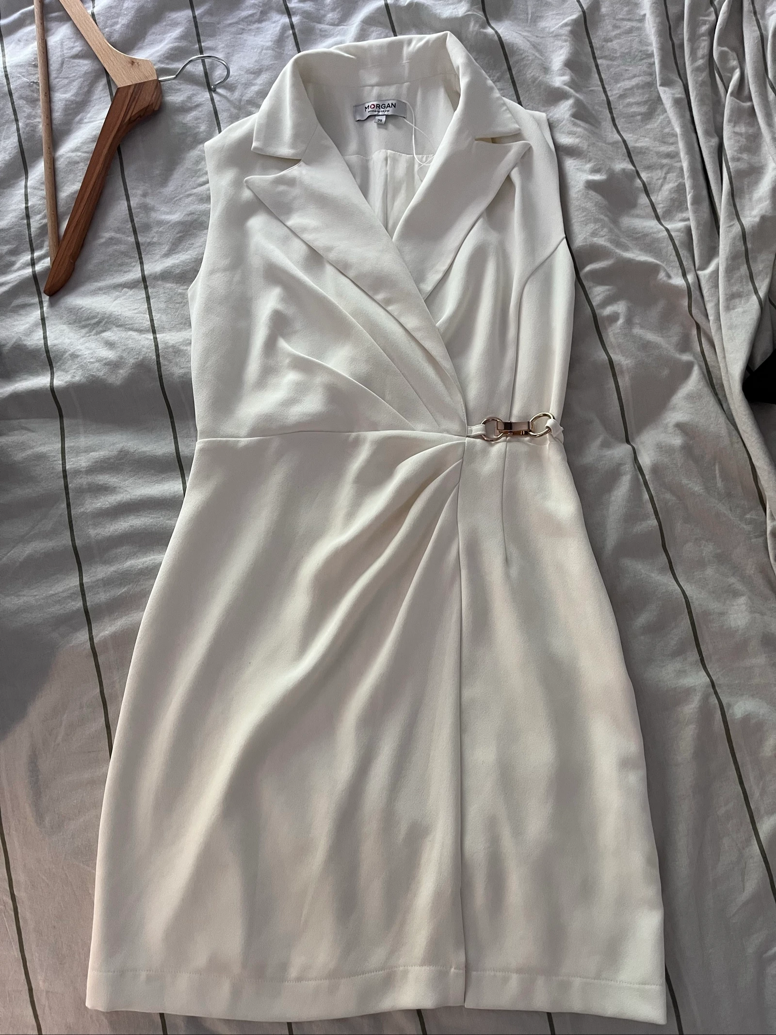 Vestido branco Morgan tamanho 38 – photo 2